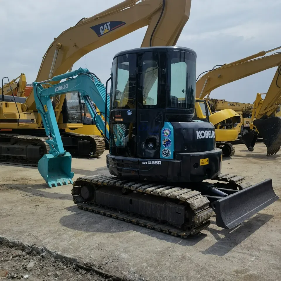 Good Condition Kobelco SK55 High Quality Used Mini Excavator in Stock for Sale
