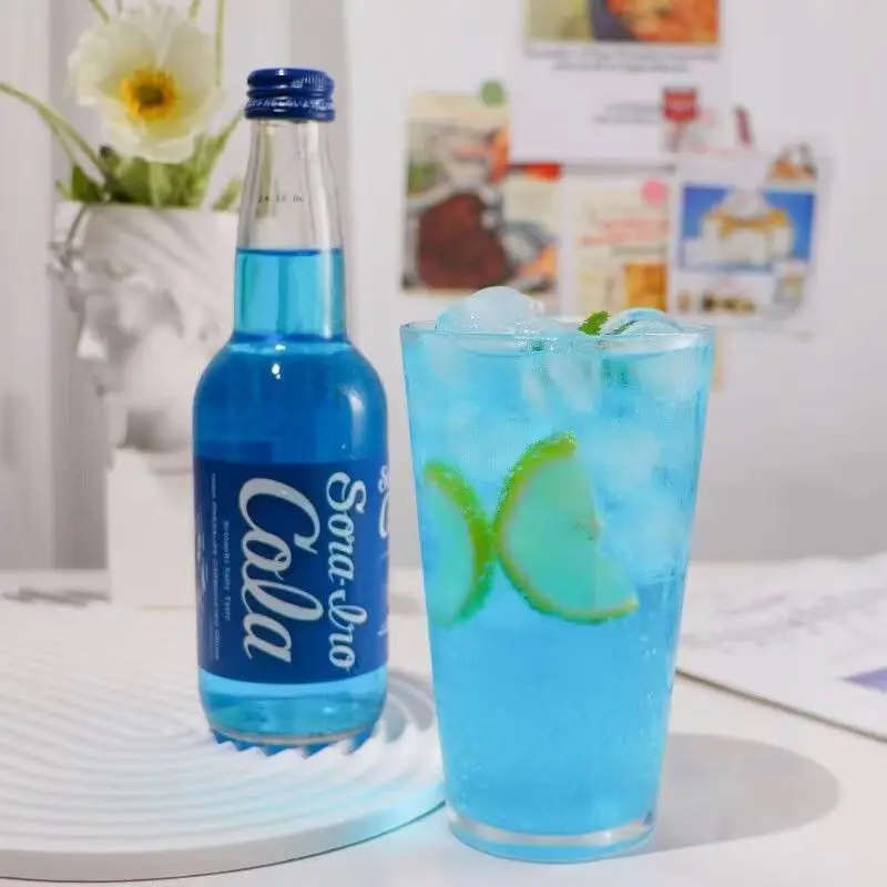 Japan exotic Version Carbonated Sparkling water Lemon Flavor Cola 330ml Soda Carbonated Sparkling water