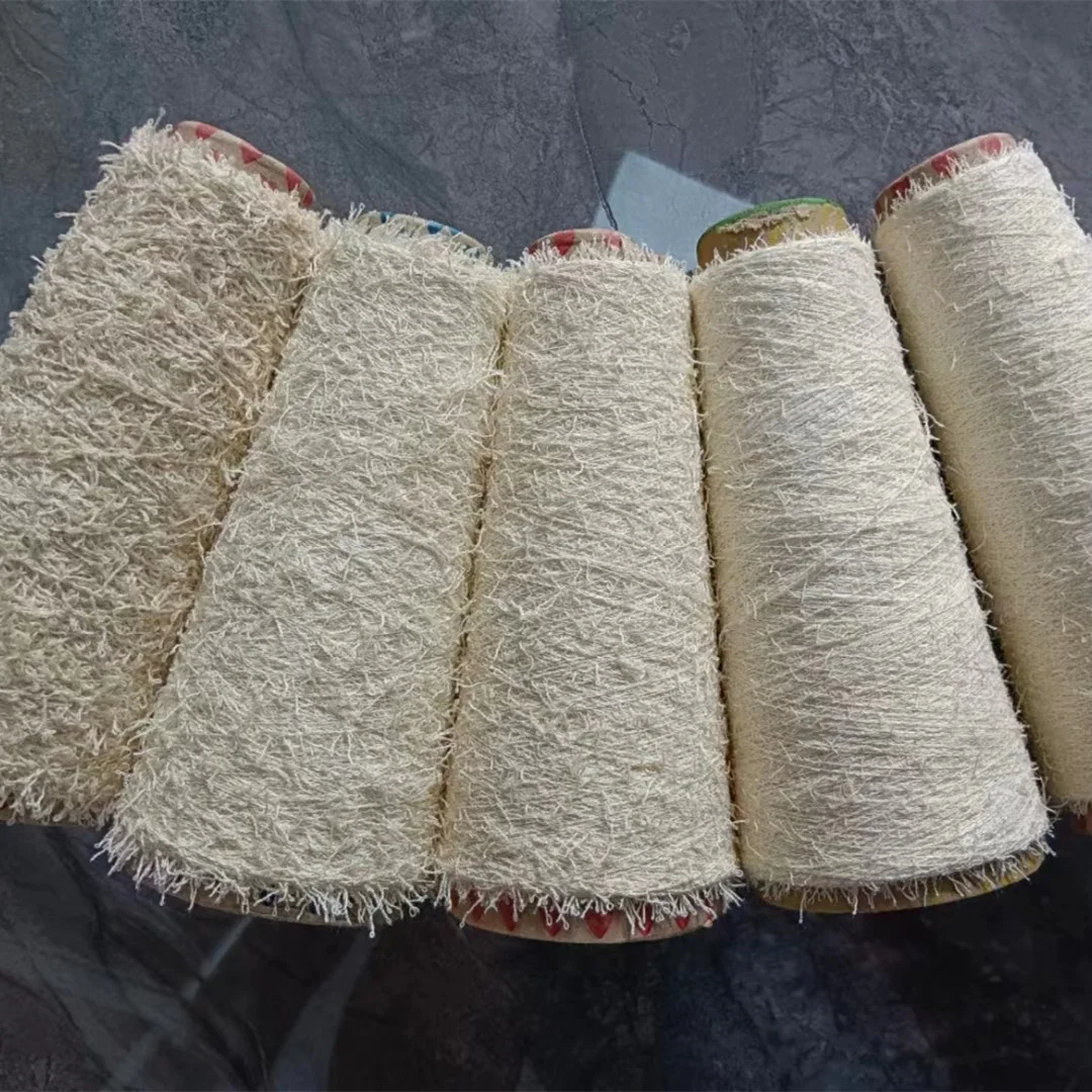 2023-2024 Fashion Fancy Yarn NM8/1 80 BCI Cotton 20 Nylon  Blended Crochet Yarn For Spring Summer Knitting Sweater Cardigan