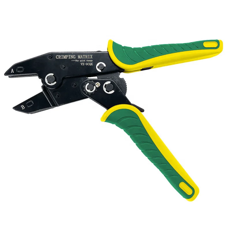 Terminals Crimping Tools VK-40J 23-10AWG 0.25-6mm2 Green Color Automotive Plier Ratcheting Wire Crimper