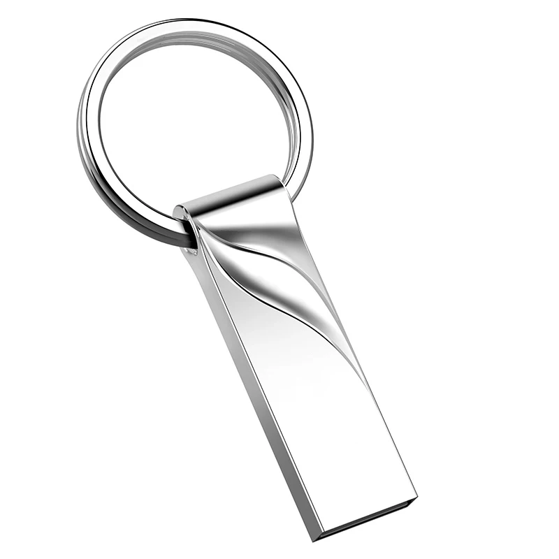 1TB 512GB 256GB 128GB Metal Key Ring USB Flash Drive 2.0 3.0 USB Stick Pendrive 64GB 32GB 16GB 8GB Capacities Stocked Gift Box