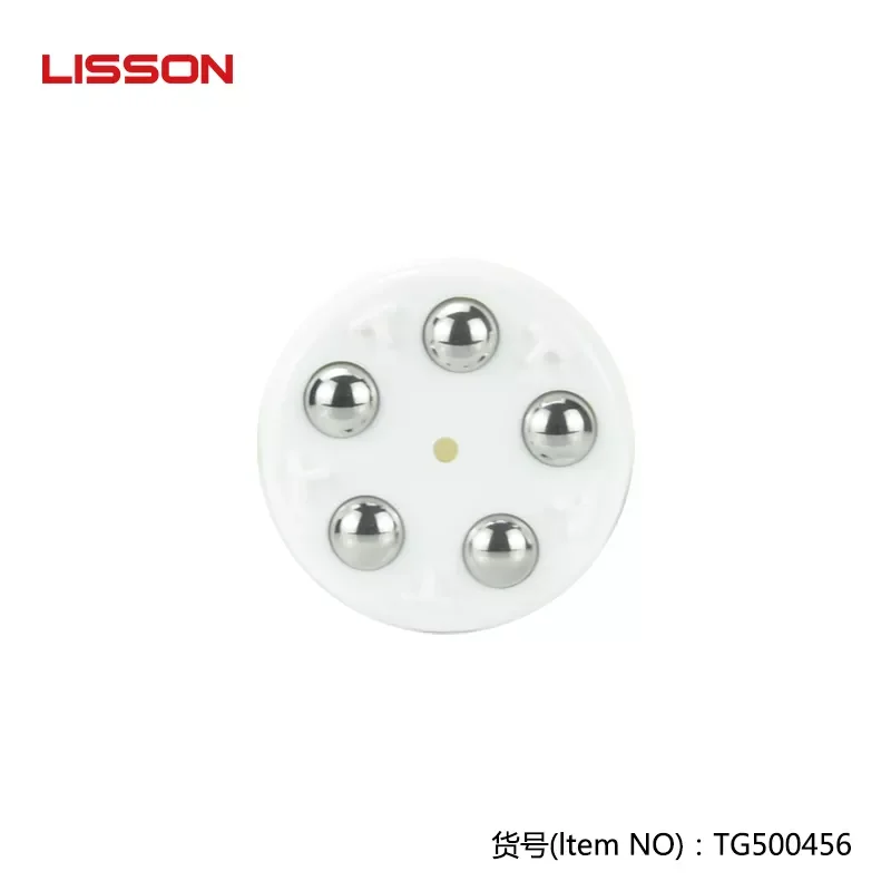 empty custom roller ball massage tube supplier with rotary switch for massage oil cream gel essence tube