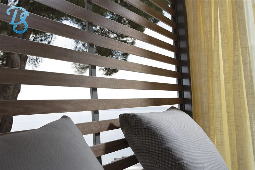 Luxury KD Outdoor Aluminium Swimming Pool Sunbed Garden Square Day bed