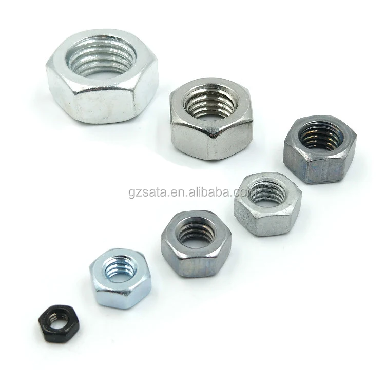 Customized Alloy Steel Hexagon Nuts Carbon Steel Hexagonal Nuts Stainless Steel Hex Nuts