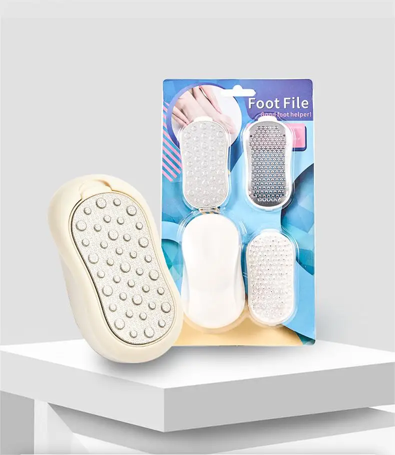 High Quality Tender Foot Care Tool Set Stainless Steel Glass Includes Foot Washboard Dead Skin Heel Calluses Removal Beauty Foot