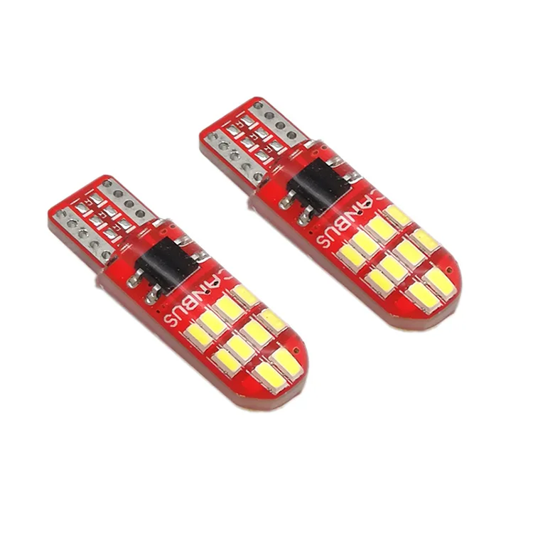Silicone led bulb T10 3014 20SMD silicon 12-15V Car interior light Clearance Led Map Doom Lamp White