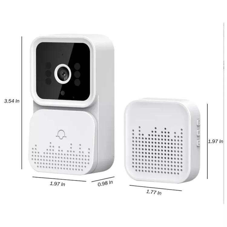 WiFi IP Video Doorbell Wireless Night Vision Door Phone Camera Two-Way Audio Intercom Visual Home Security Monitor M6 doorbell