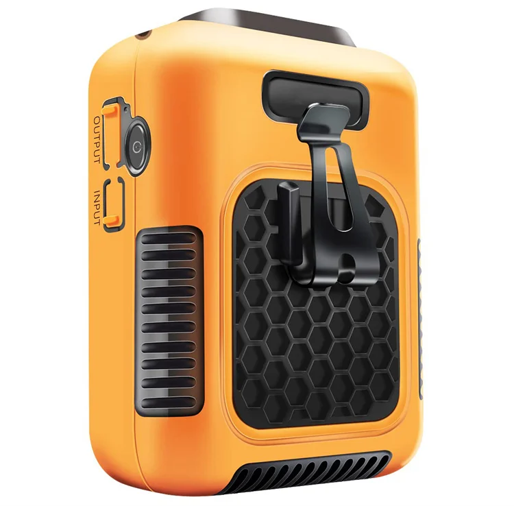 Upgrade Waist Clip Fan Portable Wearable Personal Body Fan 6000mAh Hands-free Belt Fan