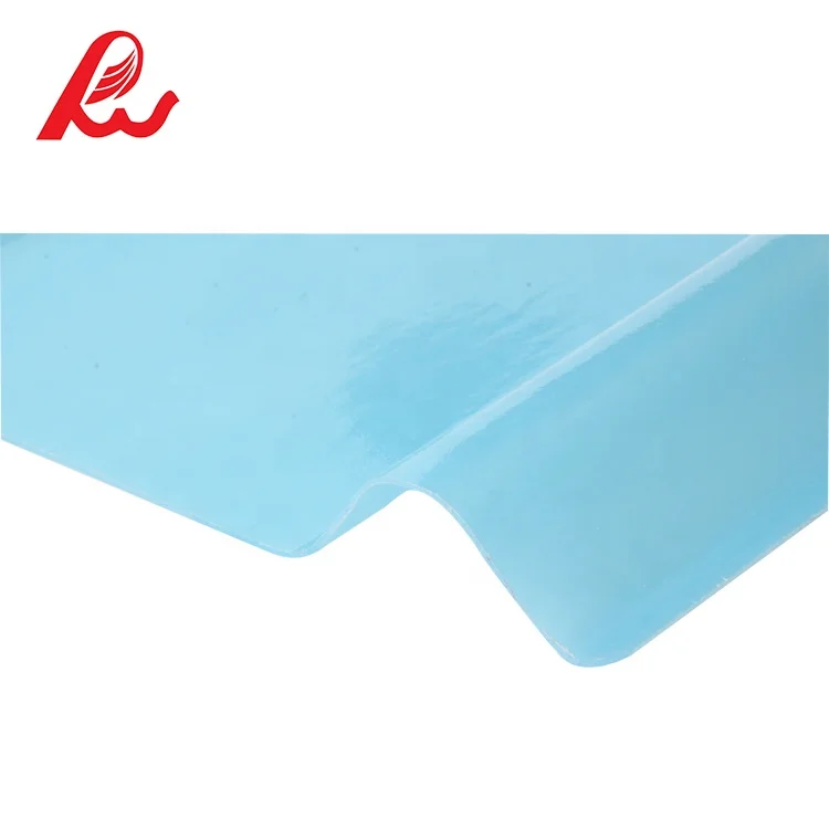 clear polycarbonate FRP corrugate plastic roof tiles