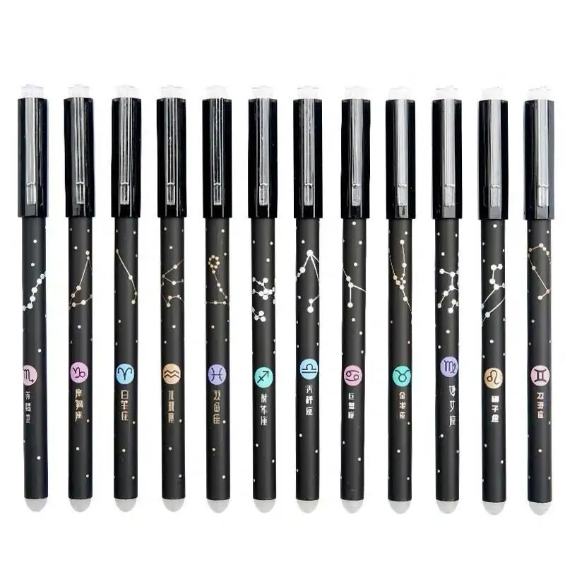 2023 Newest Transparent Erasable Neutral Gel Pen 0.5 mm Erasable White Ink Gel Pen