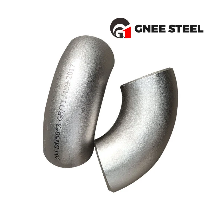 ASME/ANSI B6.9 A234-WPB A420-WPL6. SCH10-XXS локоть из нержавеющей стали 90 градусов Ms