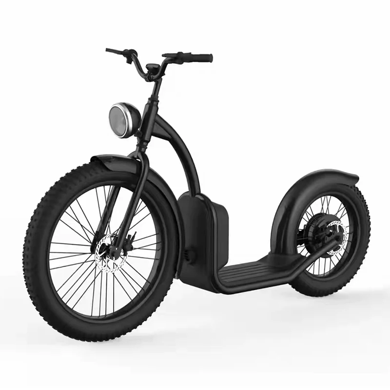 2022 новый мощный 48V 1000w 20 дюймов с толстыми покрышками самокат