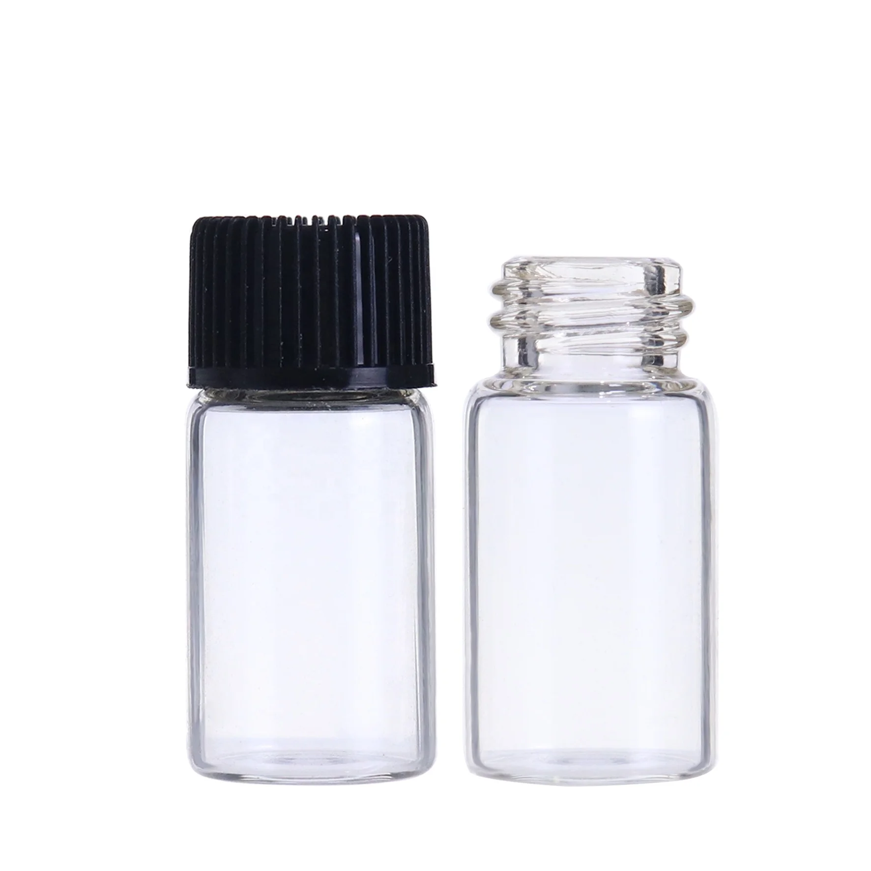 1 ml 2ml 3ml 5ml Glass Sample Vial Bottle With Screw Cap for Perfume