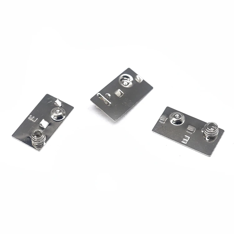 Custom Made Battery Contacts Plate Battery Terminal Flat Spring for Flat Battery Contacts