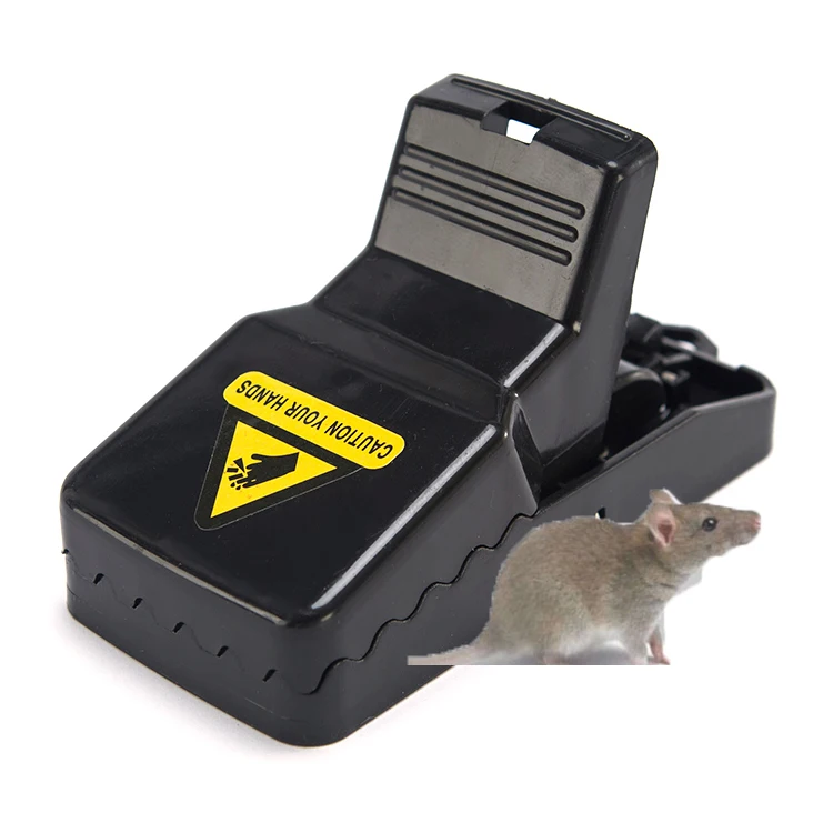 Outdoor Rodent Mice Catcher Ultra Power Mouse Traps Black Plastic Hamsters Mouse Snap Trap