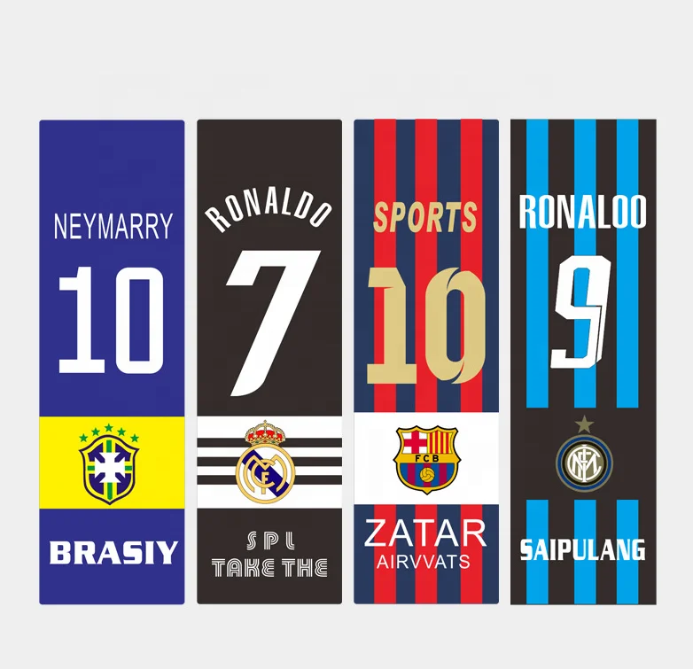 Small MOQ 100% Polyester Microfiber Sports Slogan with Logo Custom Rally Towel