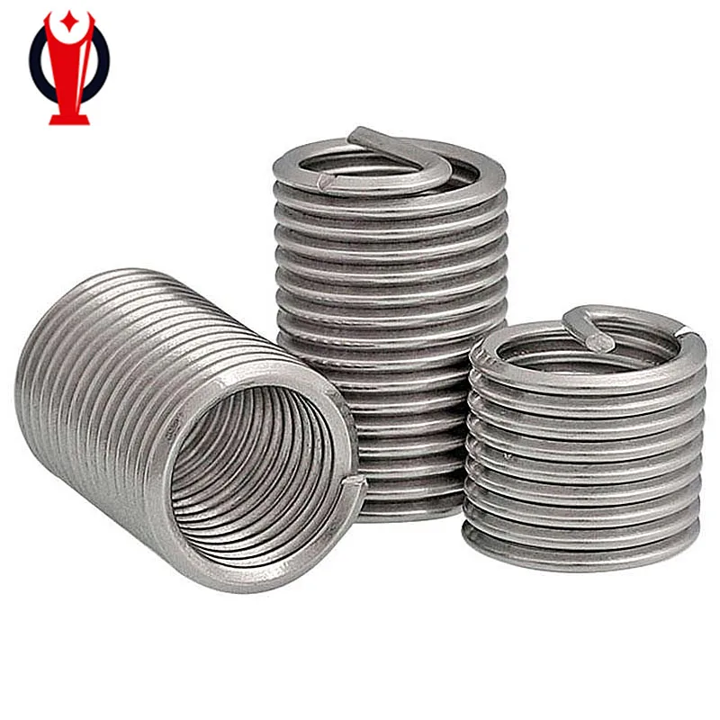 Molybdenum Disulfide Coated Stainless Steel Wire Screw Sleeve M3*0.5*2.5D Type Thread Inserts