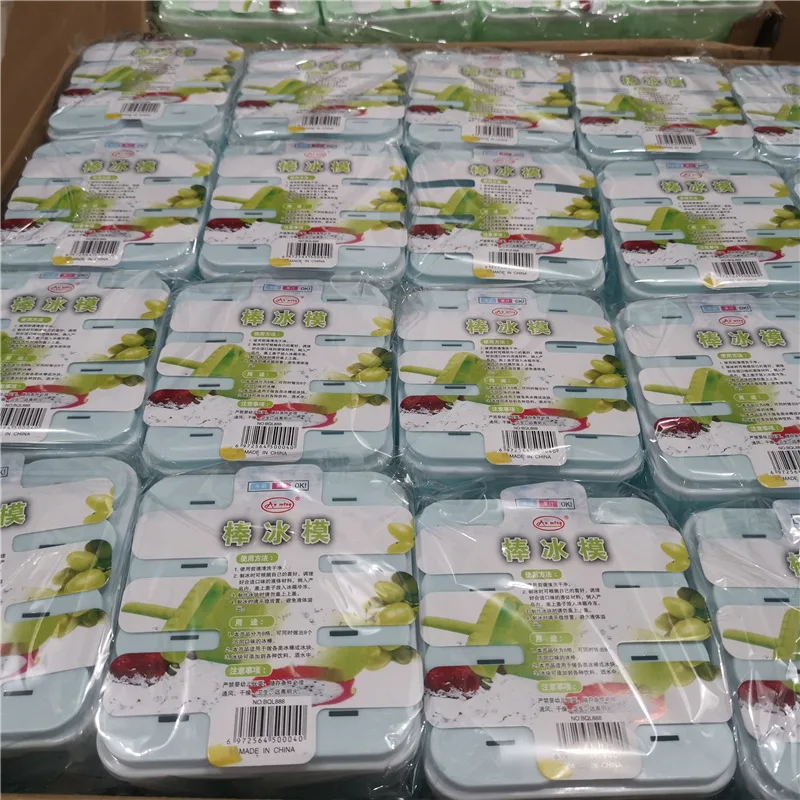 8 Cell Ice Cream Mold Ice Handmade Dessert Popsicle Mold For Freezer Fruit Ice Cube Maker Reusable Forms