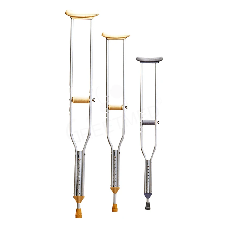 Ходячие костыли для продажи по Заводской Цене ортопедические использованные инвалидов медицинские алюминиевые реабилитационные терапевтические принадлежности CE ISO13485