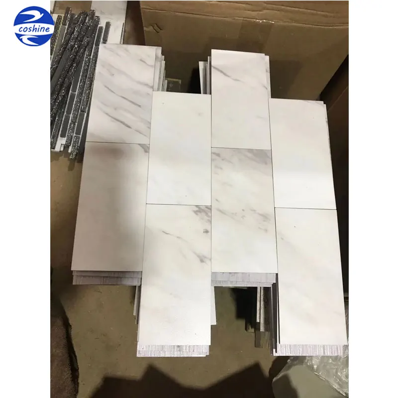 High Quality Pure White Marble 1 x 3 Herringbone Mosaic Tile Honed for Kitchen Backsplash Bathroom Wall & Floor Tile