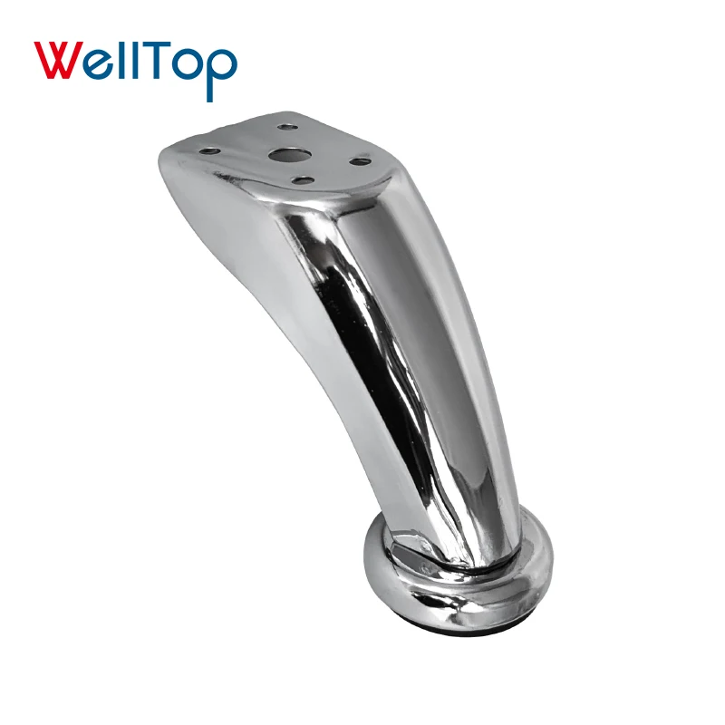 vt-03.125 New Design Sofa Leg Furniture Hardware Replacement Feet Furniture Cast Iron Legs Chrome Legs