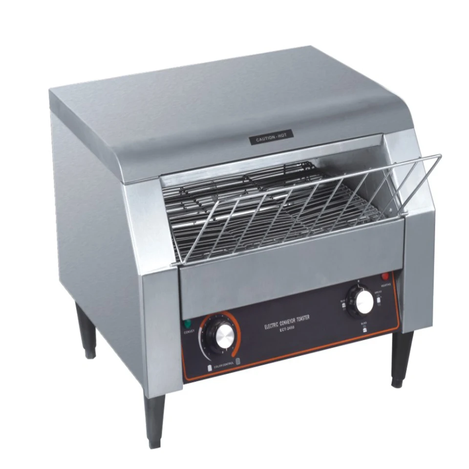  ECT2415 Stainless steel toaster with warming rack electric conveyor