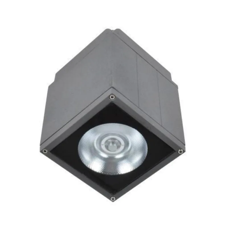 Hot sale  modern wall up down ip65 waterproof wall lamps outdoor and led trick Light square ceiling light