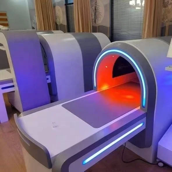 New Design Graphene Heating Whitening Beauty Machine Far Infrared Pemf Led Light Therapy Beauty Salon Equipment