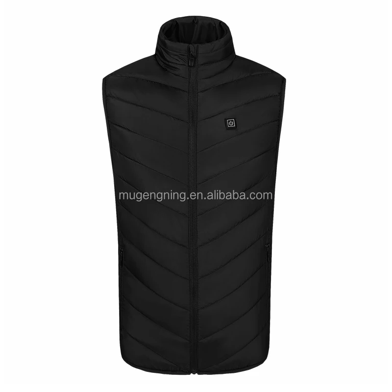 Wholesale custom 9 zone heating washable heating vest battery powered winter fashion ladies men heating vest