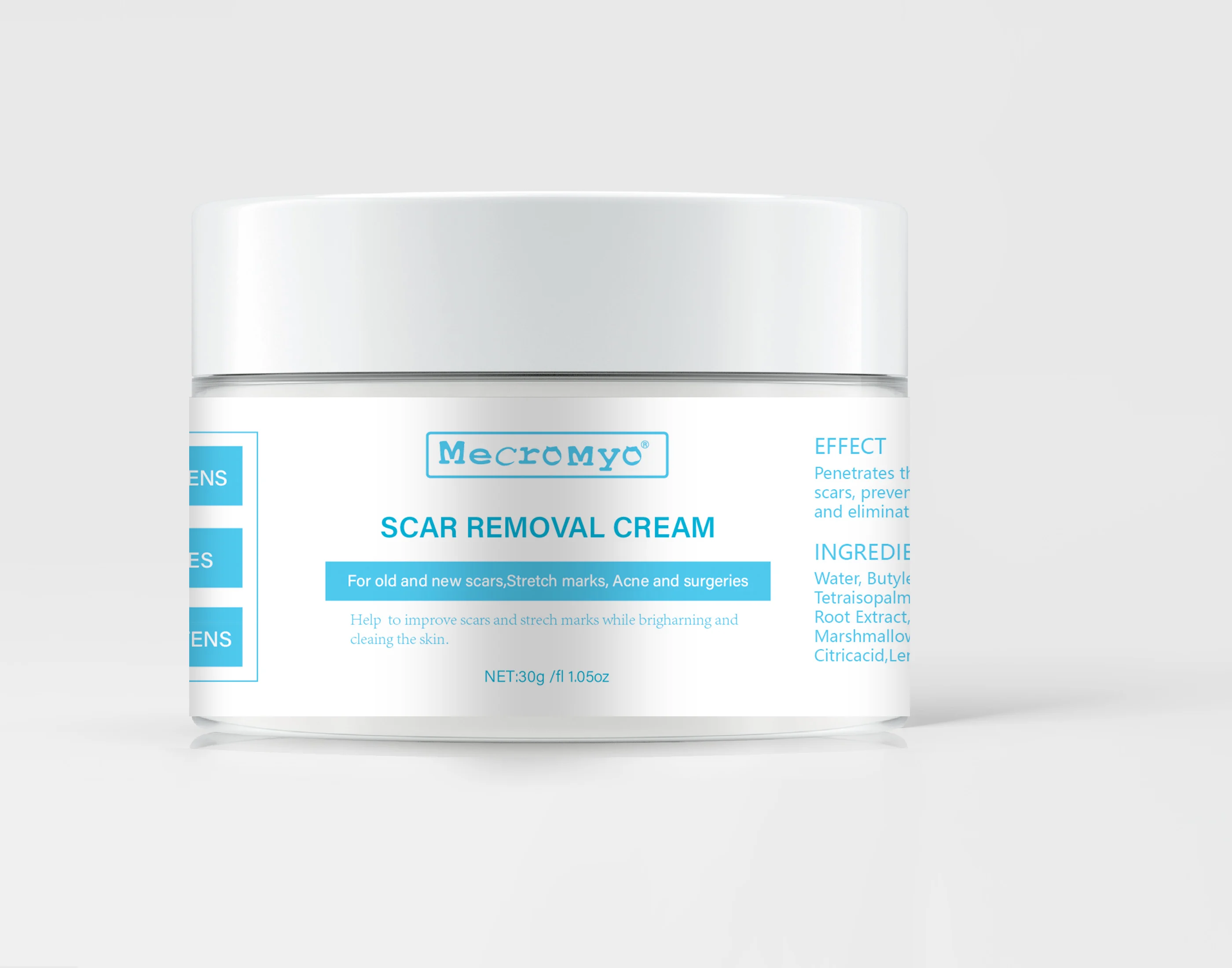 OEM/ODM Private Label Old Scar And Dark Spot On Leg Remover Cream Scars And Acne Marks Remove Cream Pregnancy Scars Acne Cream