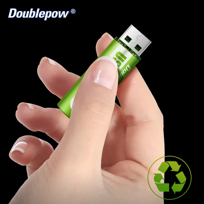 Low Self-Discharge 1.5V 1800mWh USB Battery Rechargeable AA Battery