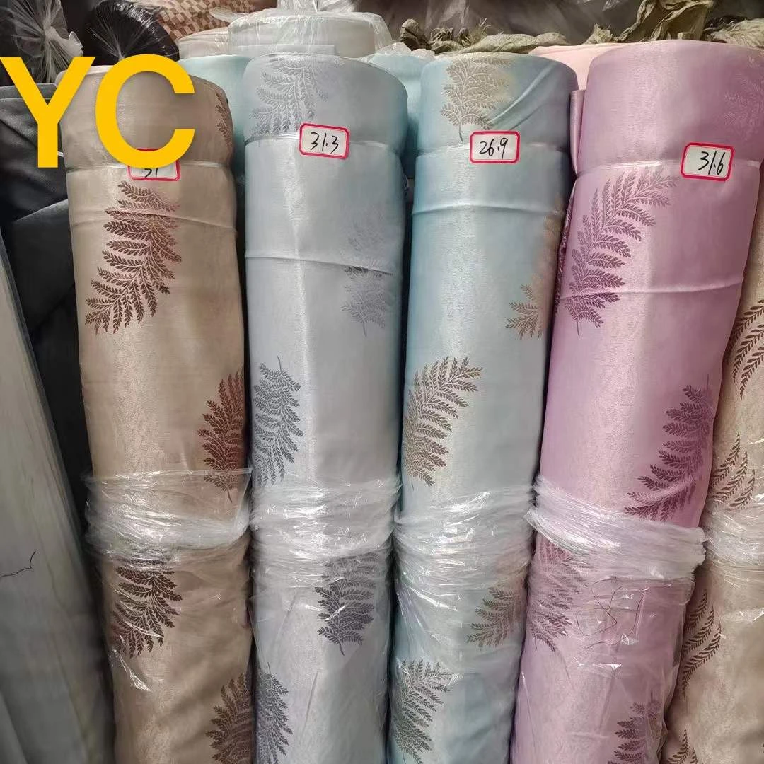 100% Polyester Luxury Cheap Jacquard Blackout Fabric for Sofa Cover Curtain
