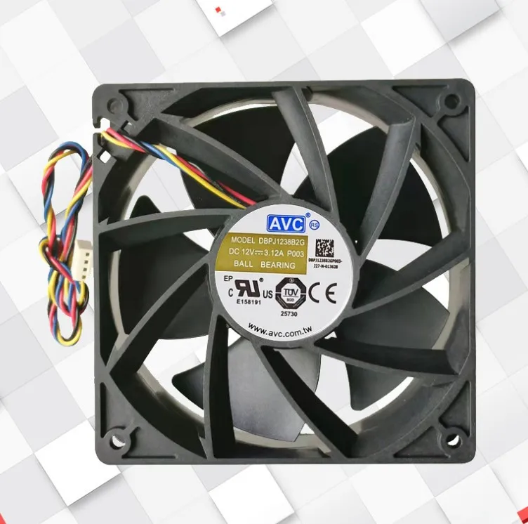 Новейшая модель; 12 см 12038 12V 3.12A PWM охлаждающий вентилятор осевой вентилятор охладителя DBPJ1238B2G