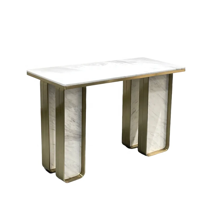 Factory Wholesale Home Furniture Custom Table Chairs Set Modern Marble Table 6 Chairs Set Luxury Metal Base Marble Dining Table