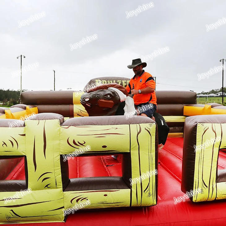 outdoor sport game bull riding inflatable mechanic