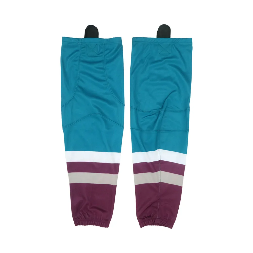 Good quality custom sublimation socks free sample available ice hockey socks for team