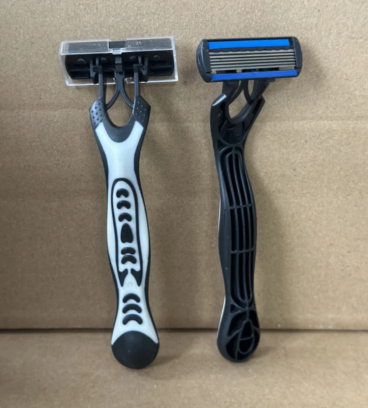 High Quality Six Blade Shaving Razors with Refillable Cartridge System Razor for Men