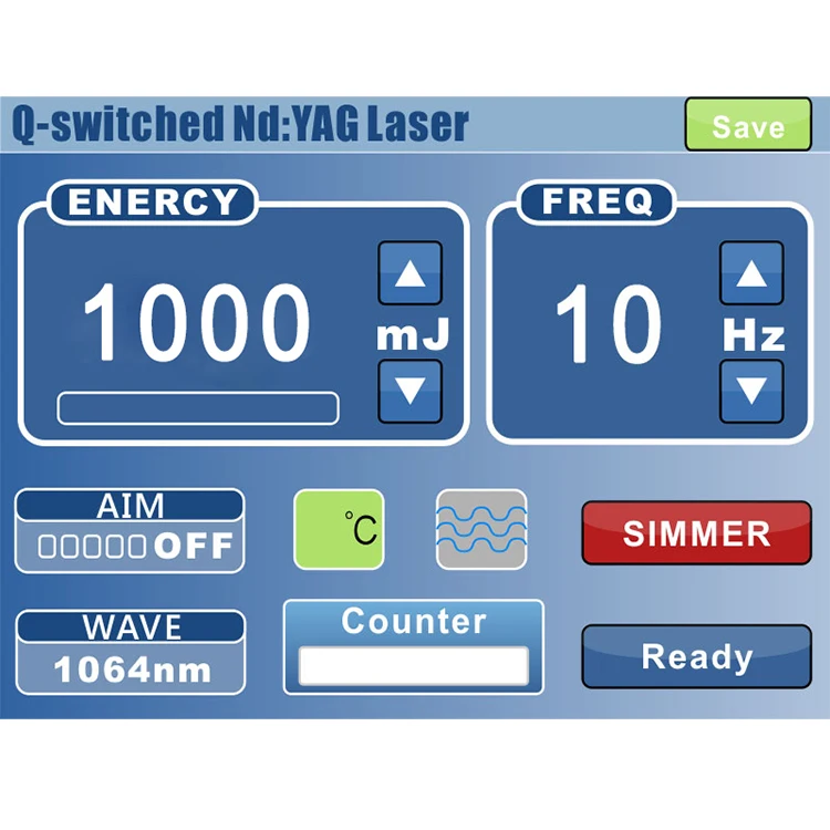 KES Personal remove eyebrow embroidery tattoo machine/q-switched nd.yag laser machine/remove acne