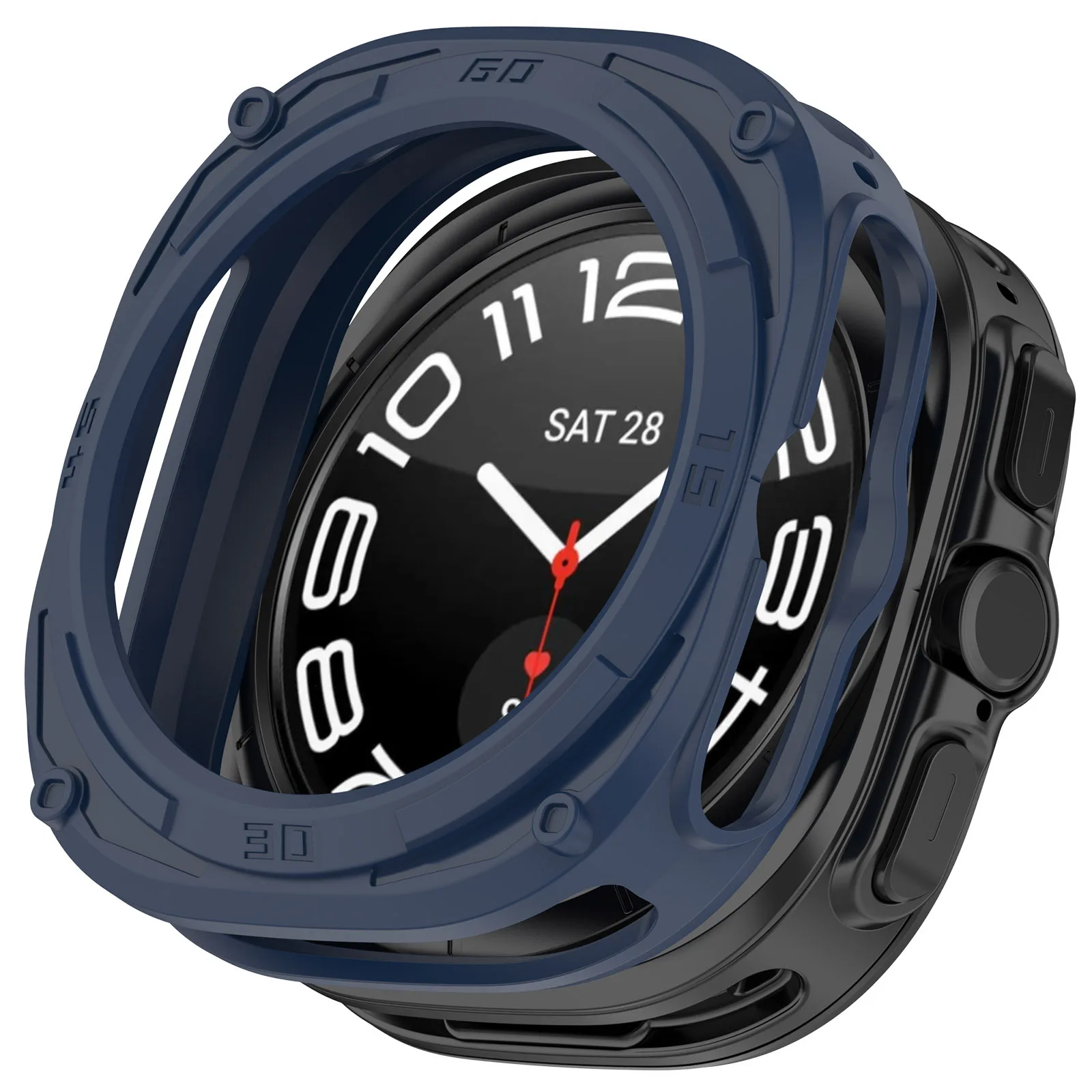 Прочный защитный чехол для Samsung Galaxy Watch 7 Ultra Case прочный силиконовый 47 мм 2024