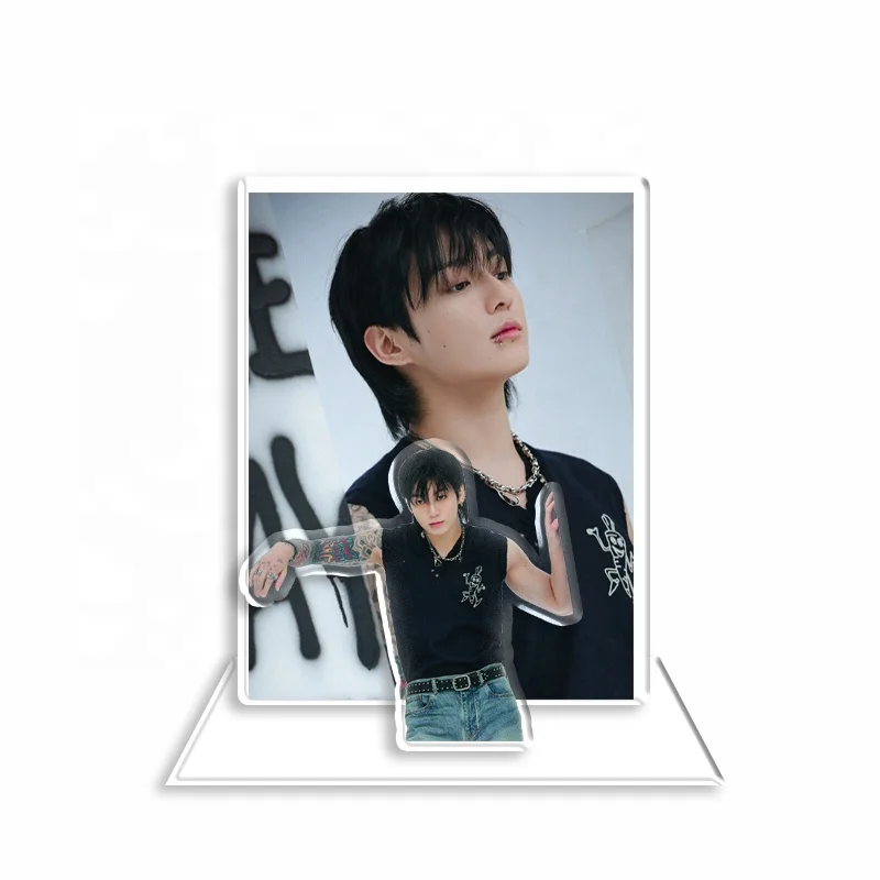 Bangtan Boys Kpop JUNGKOOK Акриловая Двухсторонняя стоящая пластина настольное украшение JK акриловая стойка standee подставка