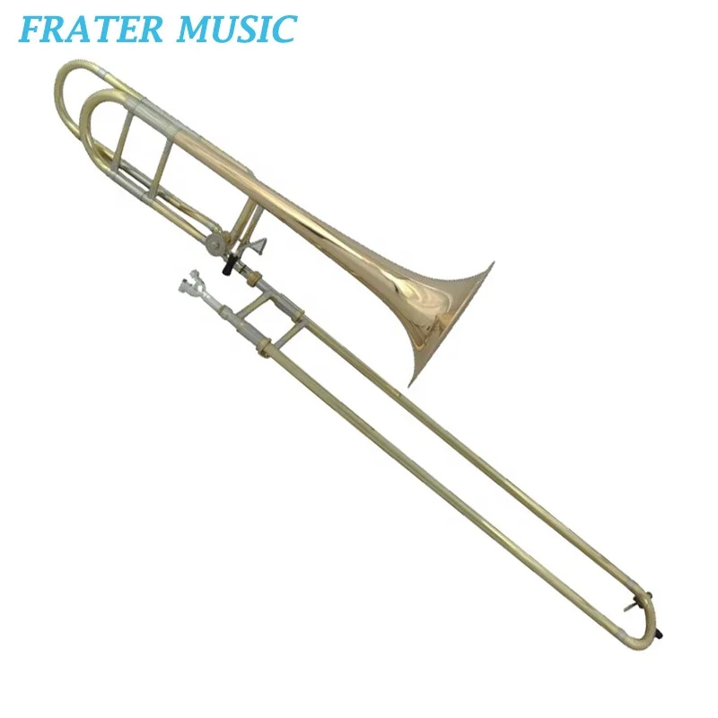 Gold lacquer Gold brass bell Bb/F Key/tone Trombone (JTB-131)
