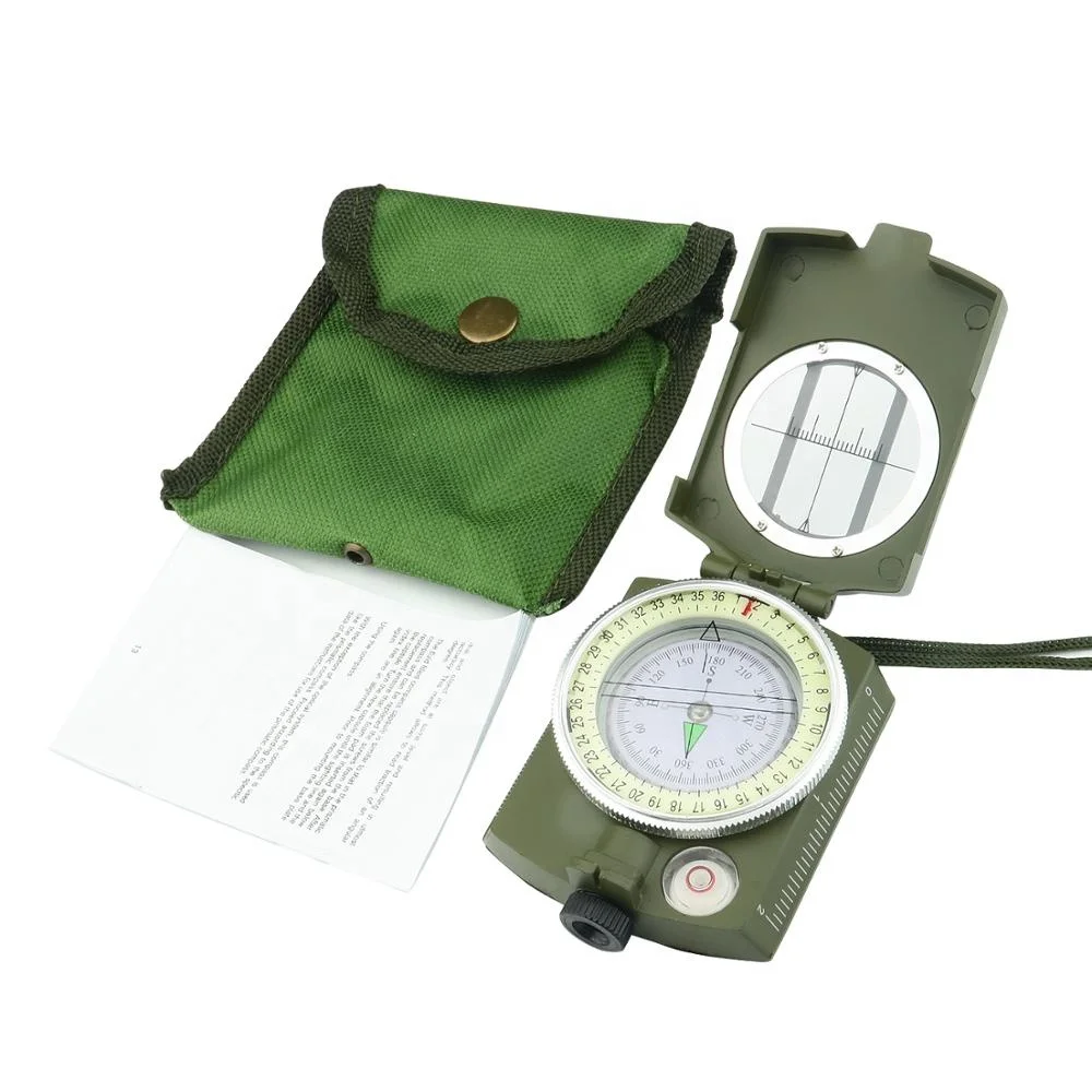 
Professional made outdoor portable waterproof multi-function military compass 