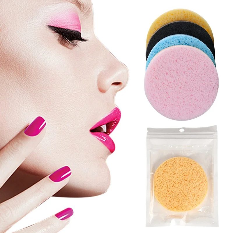 Skin-friendly pva facial sponge compressed cleansing sponge for woman