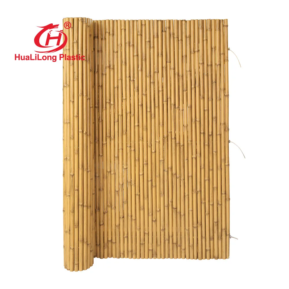 Foundry screening fence rolls garden restaurant bamboo fence rolls