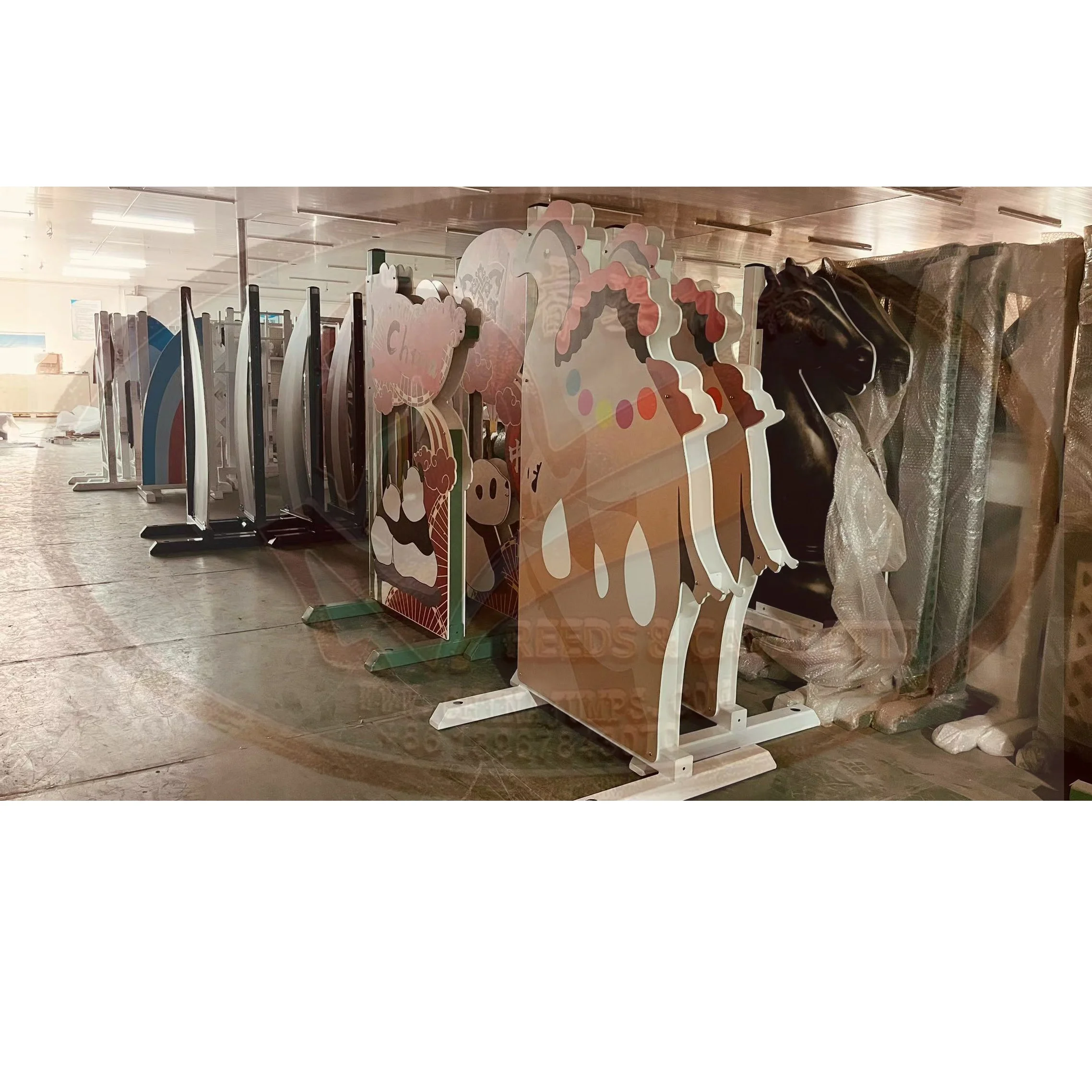 Reeds Grant Prix Show Jump Equipment Whole set customized Aluminum frame for Equestrian competition