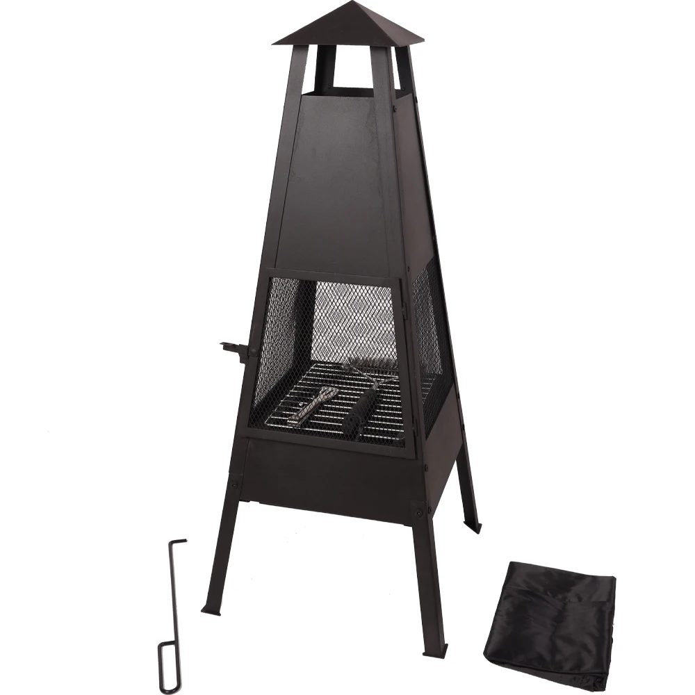 0N Sale Heavy Duty Chimenea Wood Burning Heavy Duty Camping Fire Pit For Outdoor