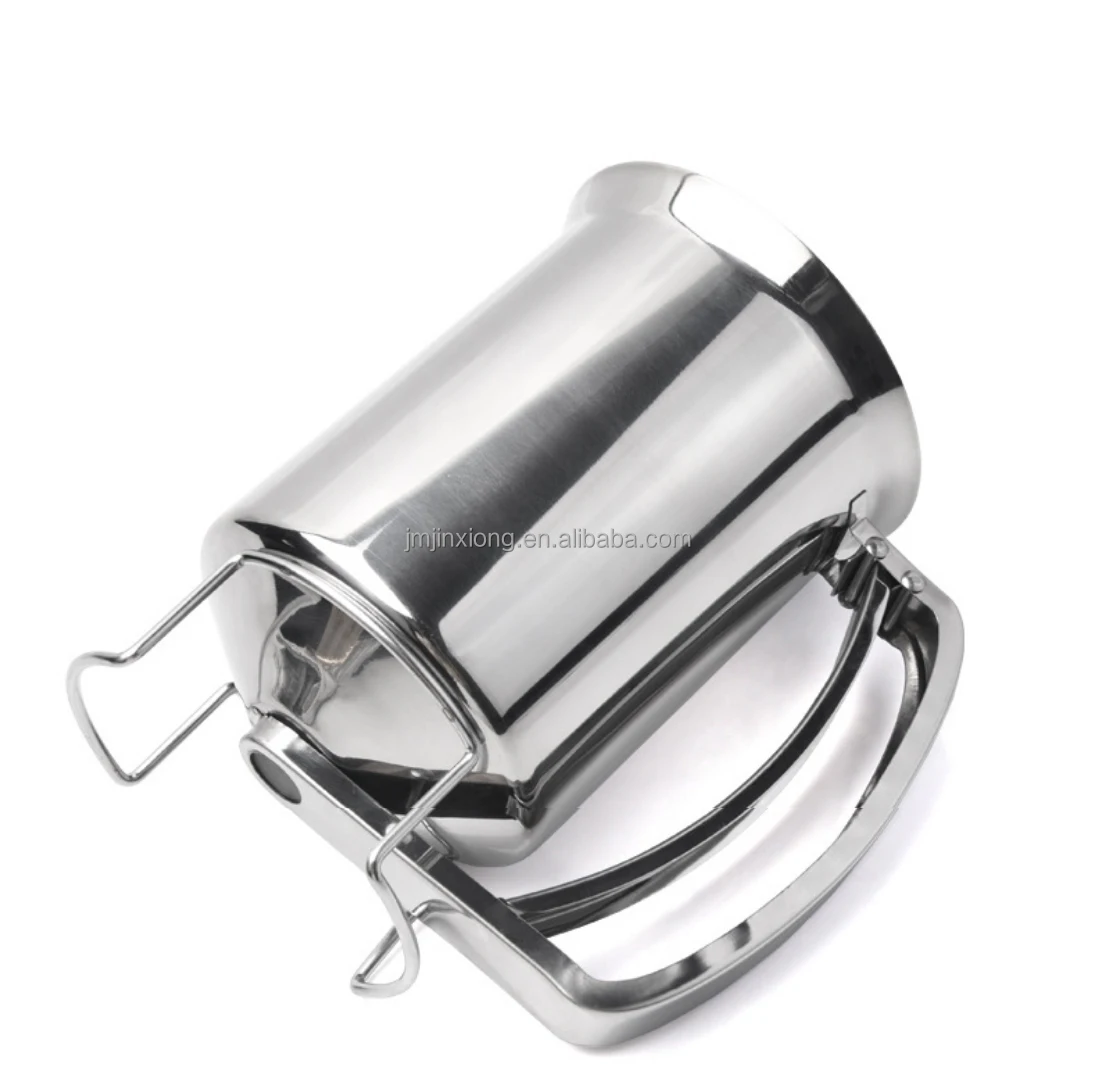 Waffles Muffin Mix Crepes Cupcake Handheld Home Stainless Steel Handheld Measuring Cake Dough Mixer Pancake Batter Dispenser