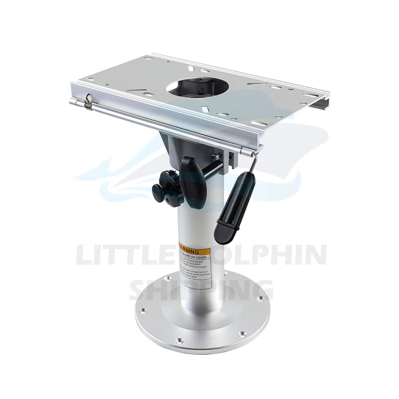 Little Dolphin Wholesale Aluminium Adjustable Pedestal for Boat Seat Customized High Quality Seat Pedestal