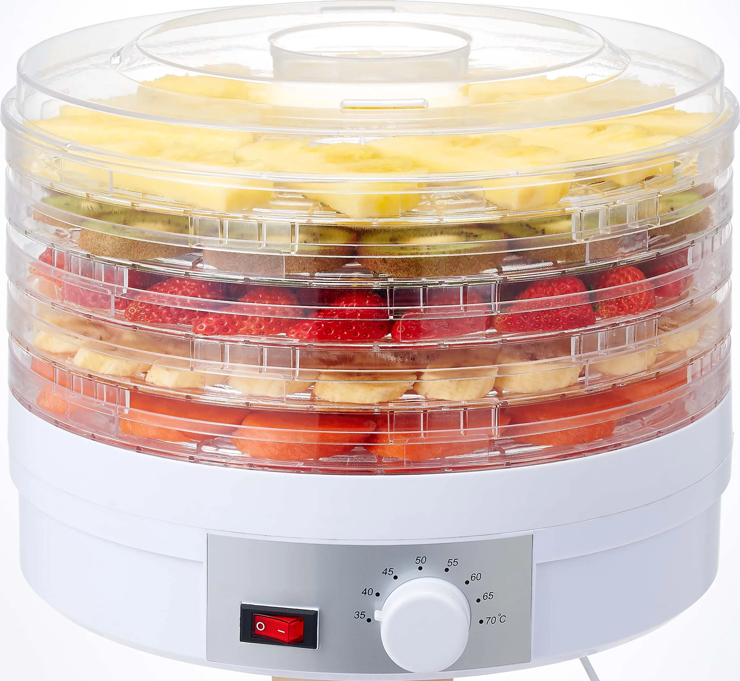 New Table Top Food Dryer for Mango Fish Garlic Drying Machine Multi Tray Fruit And Vegetable Food Dehydrator with thermostat