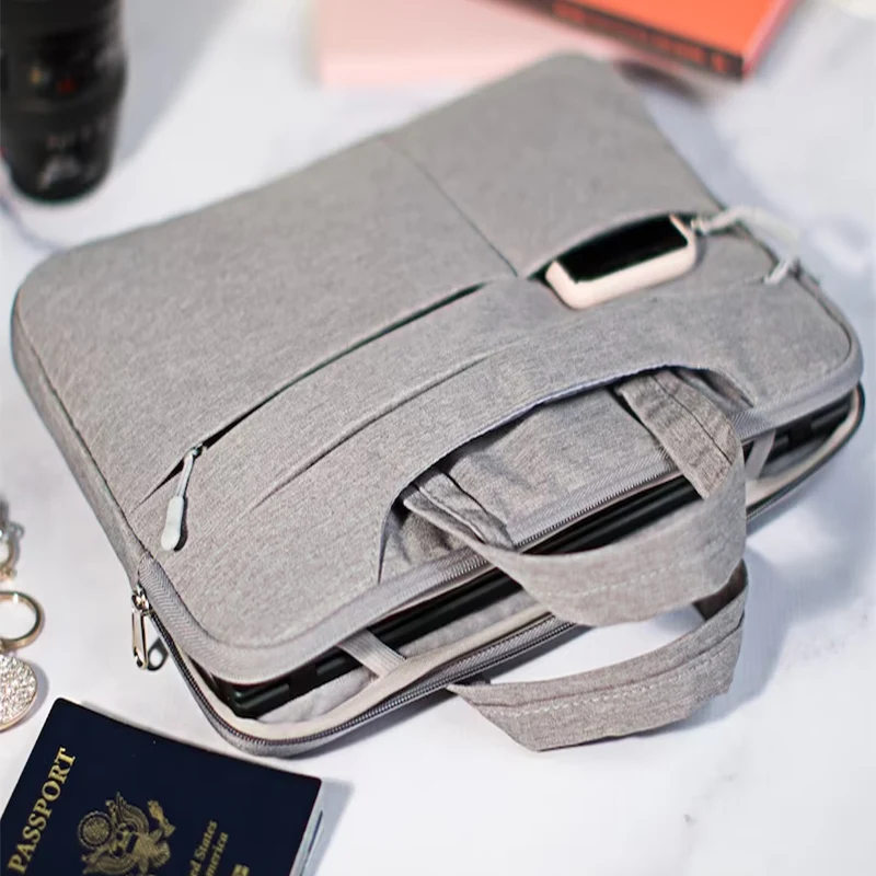 Laptop Handle Bag 13inch 15inch Briefcase Business Laptop Bag Notebook Handbag Polyester Waterproof